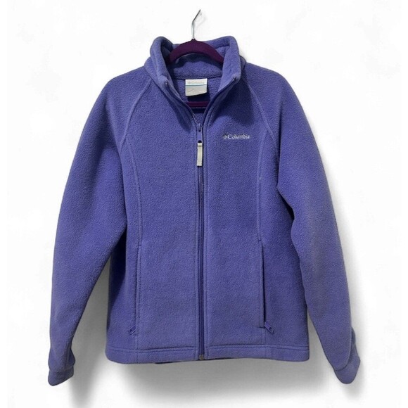 Columbia Youth Girls Fleece Zip Up jacket, size 10/12 - Picture 1 of 4